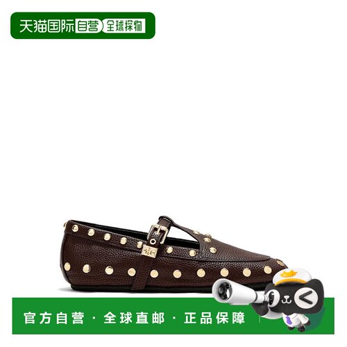 GANNI 女士芭蕾乐福鞋 D1020022979 AW2026 深棕【付后1h可退】