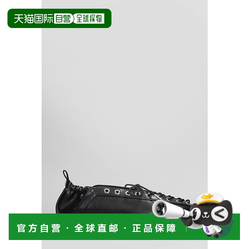 GANNI 女士芭蕾乐福鞋 415916S2914 SS2025 黑色 Ganni Ballet Fl