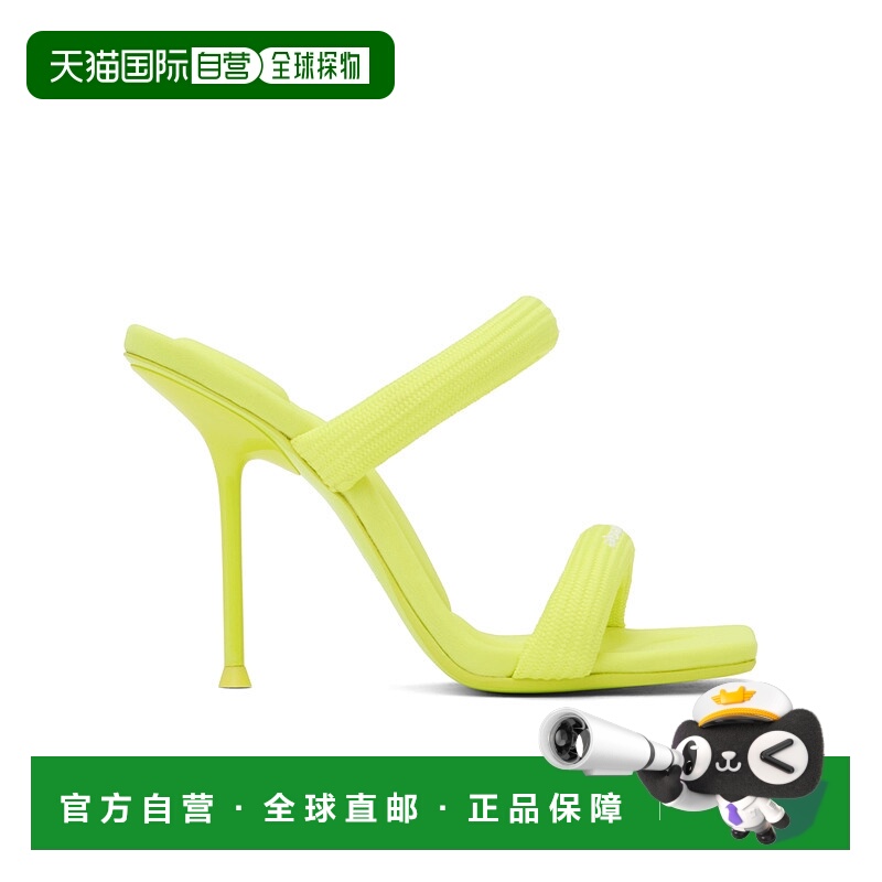 1h可退 ALEXANDER WANG 女士凉鞋 30321S033FLUOYELLOW SS2025
