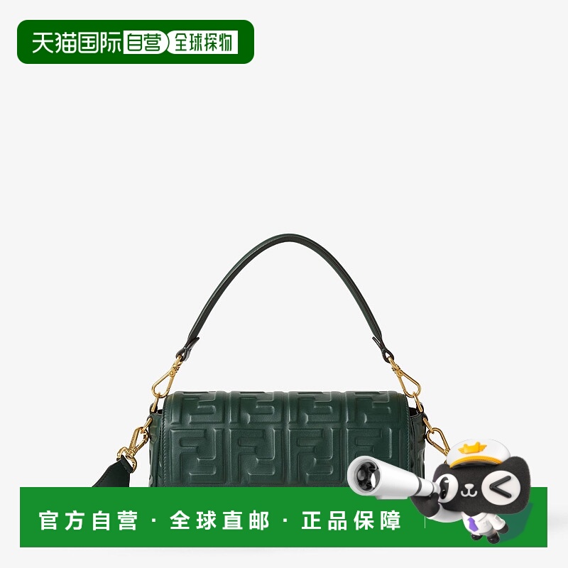 1h可退 FENDI 女士单肩包 8BR600AT57F1TV2 AW2025 绿色 Shoulder
