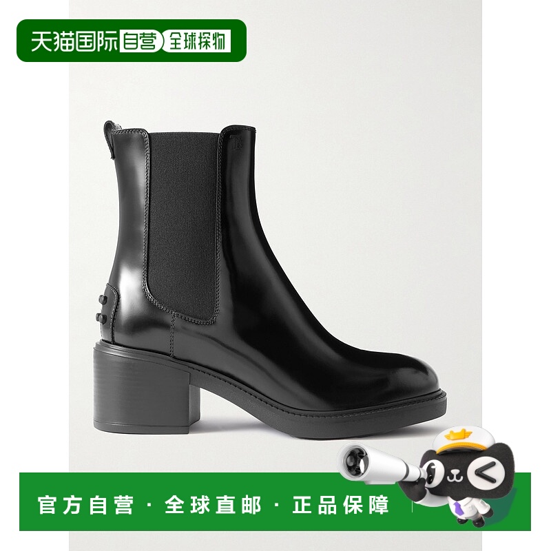 1h可退 潮奢 TOD'S 托德斯 女士 Gomma T60 皮质切尔西靴 XXW73L0