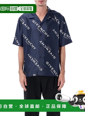 GIVENCHY 男士衬衫 25ABM616J1673410 AW2025 深蓝色
