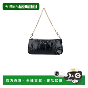 PRADA 女士手提包 1BC221VOOM2CYRF0002 AW2025 黑色斜挎包单肩包