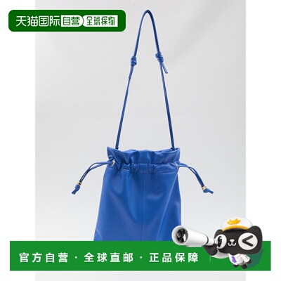 CELINE 女士斜挎包 123662J7907QH SS2026 蓝色 抽绳手提包单肩包
