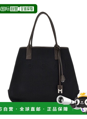 HOGAN 女士手提包 KBW01TA2300UH7012D AW2025 黑色托特包单肩包