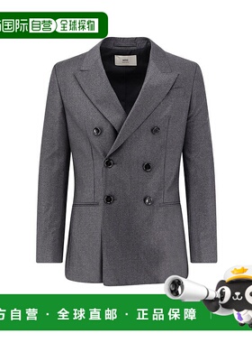 1h可退 潮奢 Ami Paris 男士 AMI Paris 雙排扣西裝外套 HBV006WV