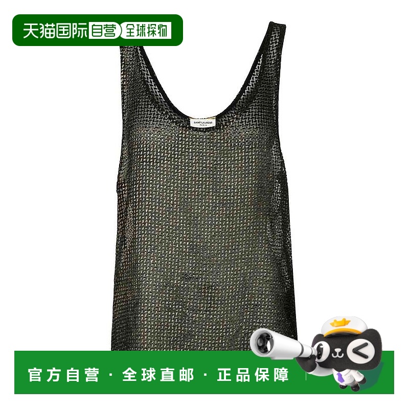 SAINT LAURENT 女士背心吊带 632841Y3B611055 AW2020