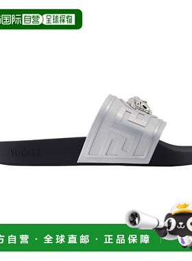 VERSACE 男士凉鞋 10205351A148311E01P AW2025 灰色拖鞋