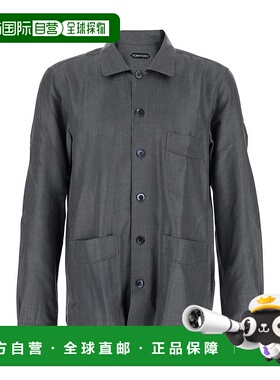 1h可退 TOM FORD 男士衬衫 HXH002FMS064IG344 AW2025 灰色