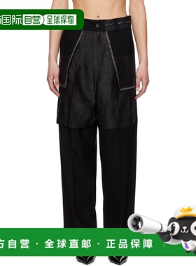 1h可退 潮奢 Feng Chen Wang 女士 黑色 Deconstructed Patchwork