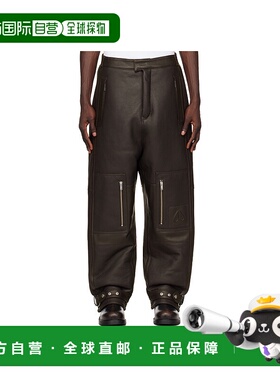 MOOSE KNUCKLES 男士休闲裤 M34ML331650 SS2025 黑色工装裤