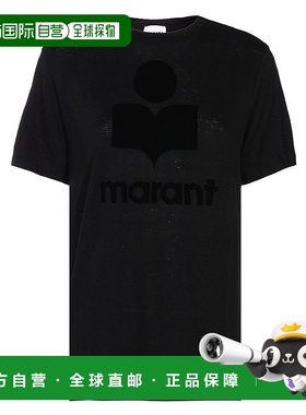 1h可退 潮奢 ISABEL MARANT 女士 黑色T恤 24PTS0001FBA1N09E01BK