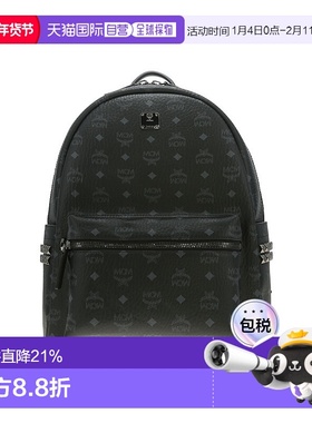 MCM 专柜款STARK系列中号双肩包MMKEAVE12BK001