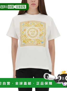 VERSACE 女士T恤 10214531A157242W3A0 CO 白色 Versace 