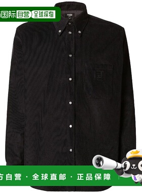 FENDI 男士衬衫 FS1296ATEFF0QA1NERO SS2026 黑色