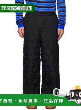 1h可退 潮奢 TAION 男士 黑色 Military 羽绒长裤 TAION139WDML1