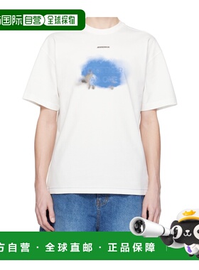 Ader Error 男士T恤 BO01SSTS0106OW SS2025 白色短袖