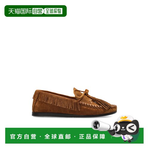 1h可退 ISABEL MARANT 女士芭蕾乐福鞋 MC0019FCC2A05SCOGNAC女鞋