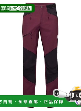 MAMMUT Taiss 软壳裤 男士运动休闲裤高弹直筒裤猛犸象裤子