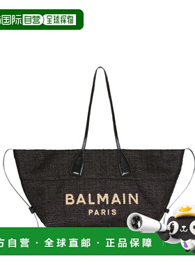 BALMAIN 女士手提包 GN1FI015TRAA0PA SS2026 黑色 ‘Track’ sho