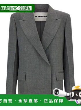 1h可退 潮奢 Jil Sander 吉尔 桑达 女士 双排扣西装外套 J03BN01