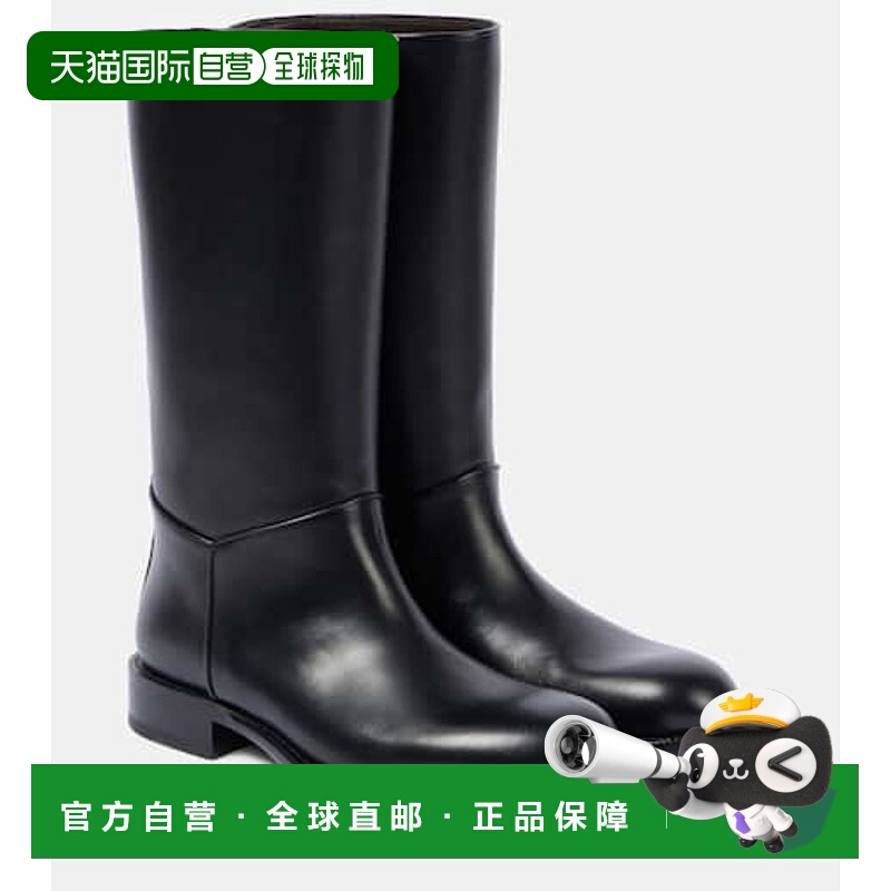 1h可退 潮奢 The Row 女士 Nobilis 皮质及膝靴子长筒靴女靴