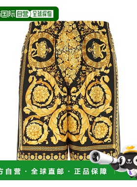 VERSACE 男士短裤 10024761A030445B000 SS2025 黄色