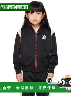 1h可退 潮奢 AMIRI 女童 黑色 Arts District 儿童运动夹克童装 A