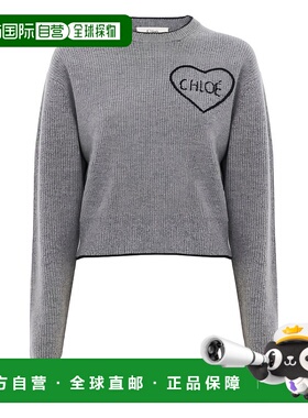 CHLOÉ 女士卫衣 CH26SMP39710012 SS2026 灰色 Wool sweater