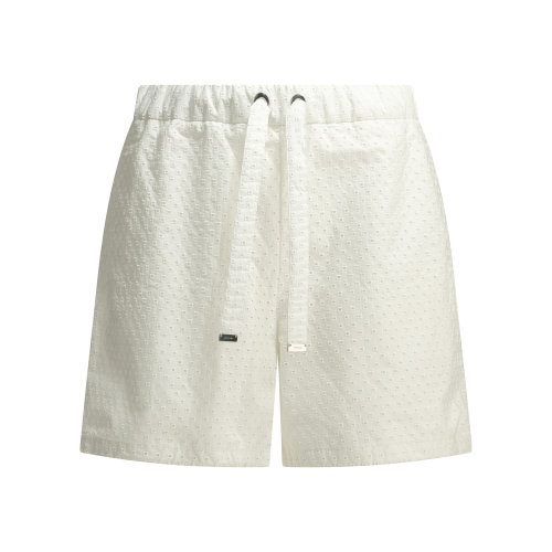 MONCLER 女士短裤 2B00010597LQ001 SS2026 白色 Short with lace