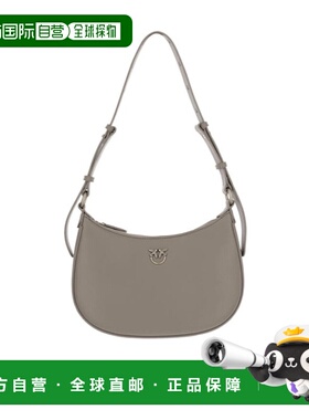 PINKO 女士斜挎包 102790A0F1I68Q AW2025 灰色 拉链单肩包