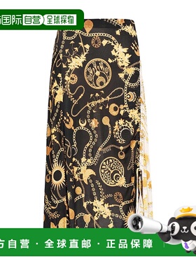 1h可退 MARINE SERRE 女士半身裙 S096SS23W00 SS2023 黑色a字裙