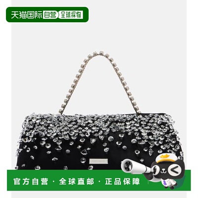 潮奢 AQUAZZURA 女士 Constellation 迷你绸缎手提包斜挎包