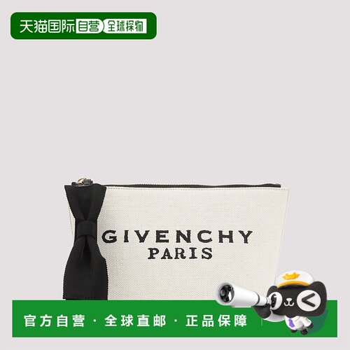 GIVENCHY 男士手拿包 BB60PQB2C8255 AW2025 花色 Ivory canvas p