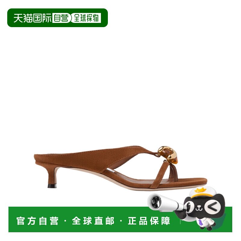 1h可退 奢淘 Jimmy Choo 露趾高跟凉鞋 女 EMERISTONE35BSB