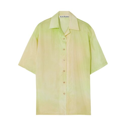 香港直邮ACNE STUDIOS 女士衬衫 AC0649ABE AW2022 浅棕色 短袖衬