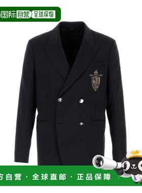 FENDI 男士外套 FJ0709AU6GF0CRH SS2025 黑色 长袖西装外套