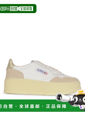 AUTRY 女士运动鞋 PTLWLS01 AW2025 浅棕色 Autry Sneakers White