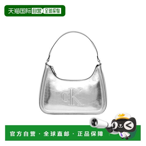 CALVIN KLEIN 女士单肩包 LV04F3332G3JH SS2026 银色