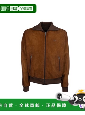 PRADA 男士夹克 UPW56316NLF0046 AW2025 酒红色 GIUBBINI