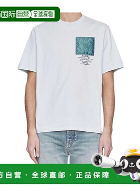 1h可退 AMIRI 男士T恤 AMJYTE1095486 AW2024 白色 短袖T恤