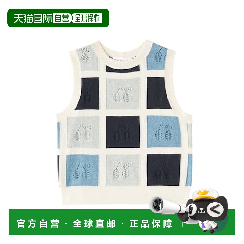 1h可退 潮奢 Bonpoint 女童 Elda 棉质羊绒毛衣马甲童装