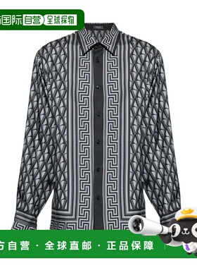 VERSACE 男士衬衫 1A1678510194385E720 SS2026 灰色