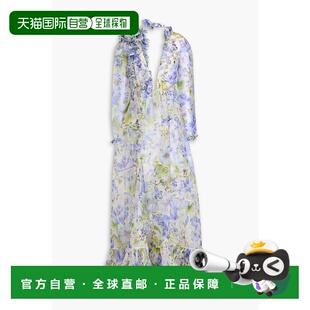 嵌花印花丝质欧根纱礼服 1h可退 女士 ZIMMERMANN 9473DS241 潮奢