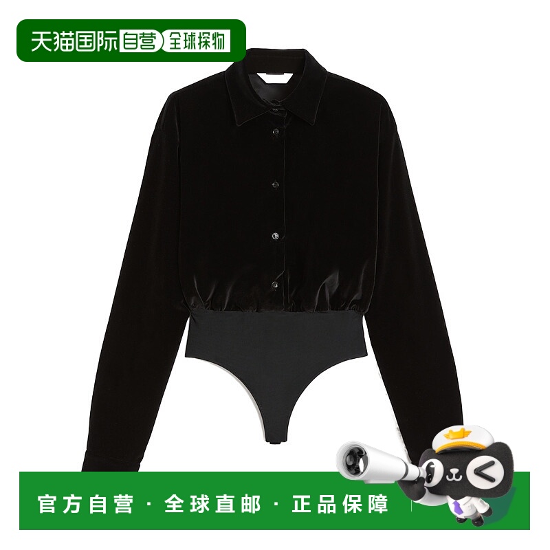 1h可退 MAX MARA 女士连体裤 1116115306003 AW2025 黑色 长袖连