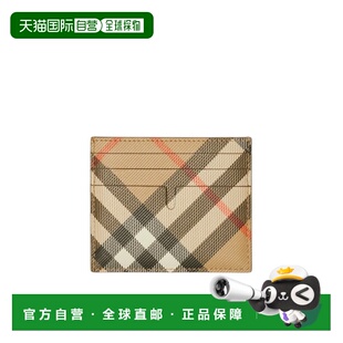 男士 花色 钱包 AW2024 格纹图案卡夹 80950471 BURBERRY