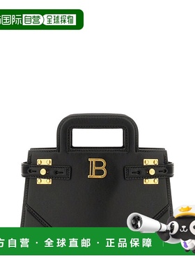 BALMAIN 女士斜挎包 EN1KJ931LSLX0PA CO 黑色 小号 B-Buzz徽标单