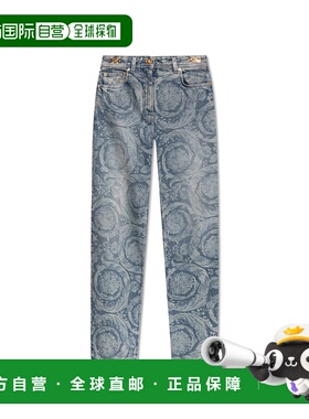 VERSACE 女士牛仔裤 10211601A153391D870 AW2025直筒裤