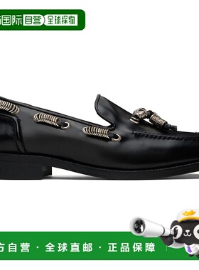 1h可退 潮奢 Toga Pulla 男士 黑色 O 形环乐福鞋 FTVRM109909021