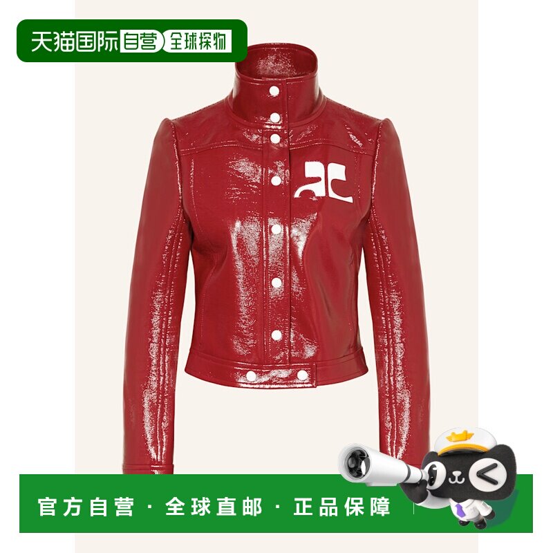 COURREGES 女士夹克 100278692318000 CO 红色 Jacket in leather图片